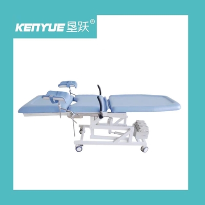 Купить Bule Color Electric 3 Fcuntion Delivery Bed 90cm Металлический многофункциональный гинекологический стол Производство в сети