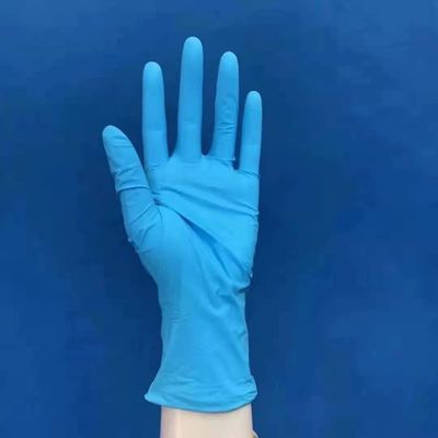 Купить Размера голубого больниц-специфического нитрила устранимых перчаток материальные 3 Производство в сети