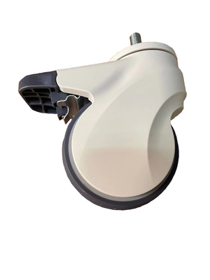 Рицинус больничной койки ABS TPR катит 4 стержень потока дюйма 100mm /5