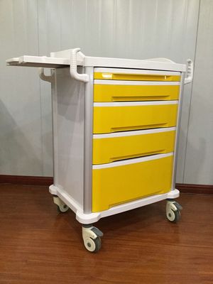 Тележка вагонетки хирургического инструмента ABS больницы прочная медицинская