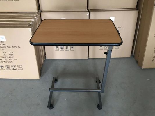 Tiltable поверхностный откидной столик больничной койки 700mm 1010mm над таблицей еды кровати