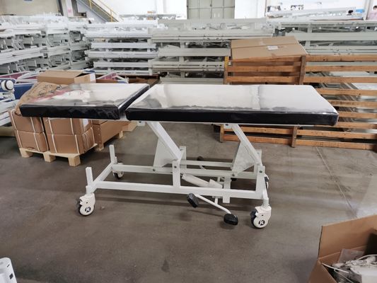 Напудрите покрытое гинекологическое стального акушерского приемного стола электрическое гидравлическое