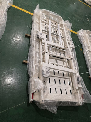 Больничная койка расшатанной терпеливой кровати 3 ручная с роскошными центральными запирая рицинусами